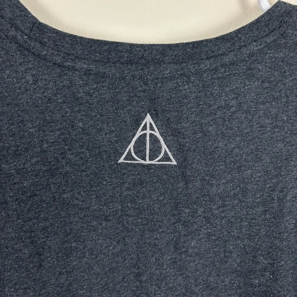 Harry Potter T-Shirt Deathly Hallows Smoky Charcoal Men’s XXL NWT Short Sleeve